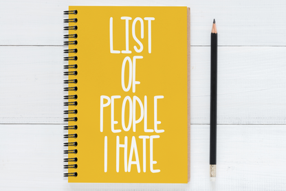 List of People I Hate
