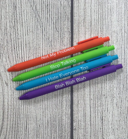 Work Sucks Pen Set #2