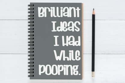Brilliant Ideas I Had While Pooping