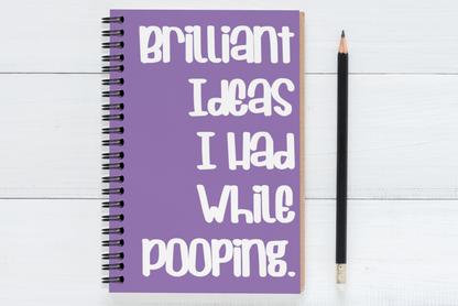 Brilliant Ideas I Had While Pooping